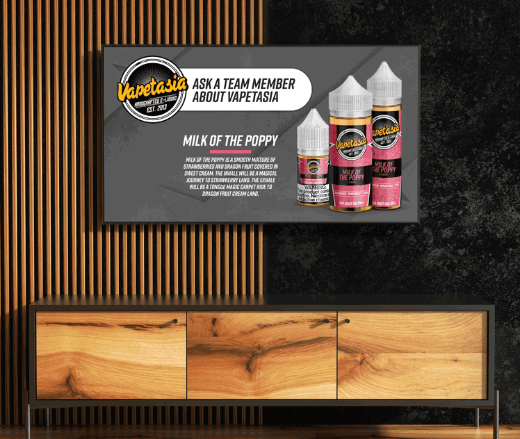 Vapetasia Media Request Example 1